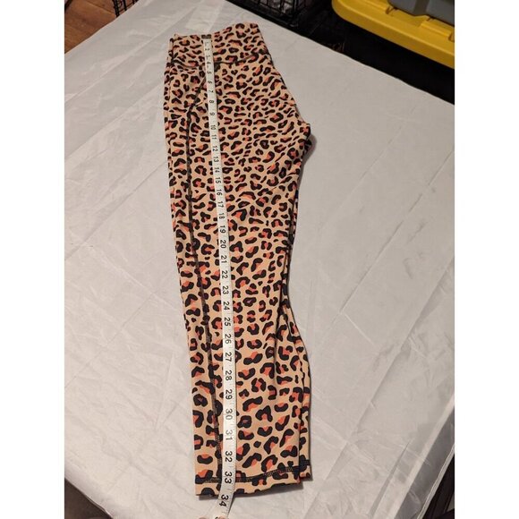 Fabletics High Waisted Printed Power hold 7/8 Animal Print Giraffe NWT Leggings - Picture 9 of 11